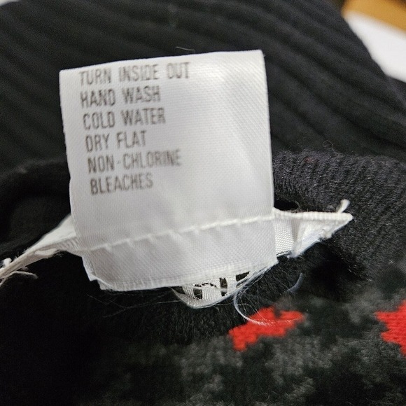 Adolfo Black Red Gray Houndstooth Sweater Sz L Classic Academia Professional - Picture 8 of 9